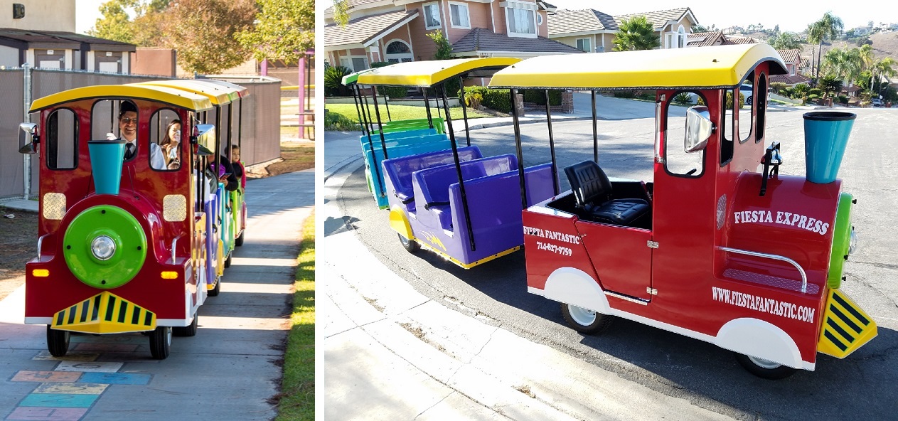 orange county trackless train